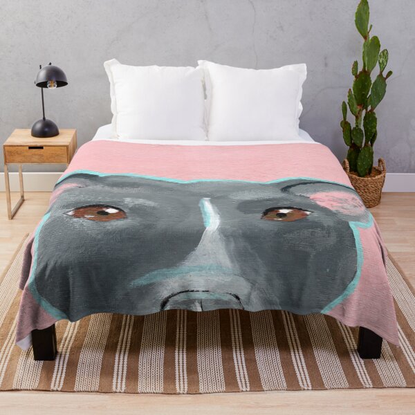 Item preview, Peek-a-boo! Blue Pittie designed and sold by Brianna Little.