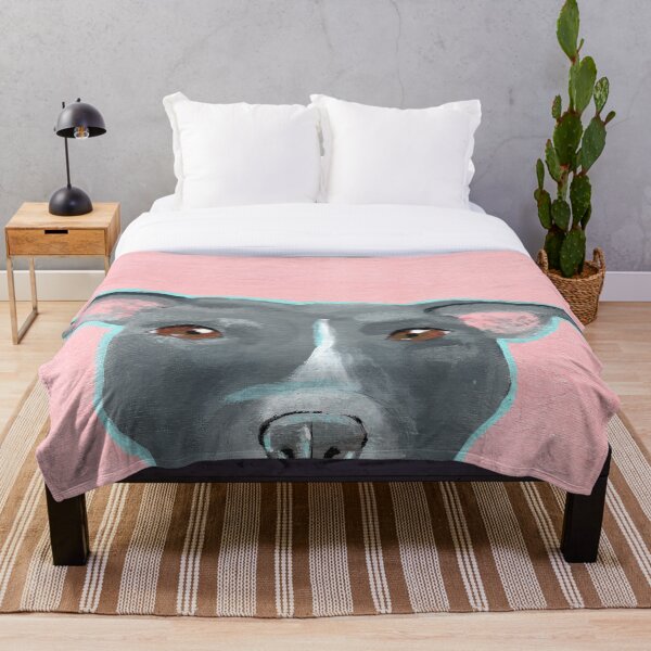 Item preview, Peek-a-boo! Blue Pittie designed and sold by Brianna Little.