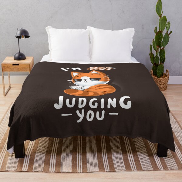Item preview, Judging You Cat - Sarcastic Quote - Sassy Kitty designed and sold by BlancaVidal.