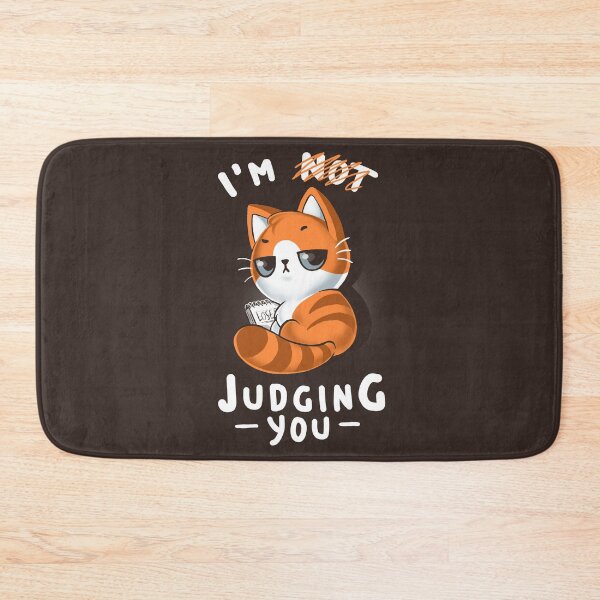 Item preview, Judging You Cat - Sarcastic Quote - Sassy Kitty designed and sold by BlancaVidal.