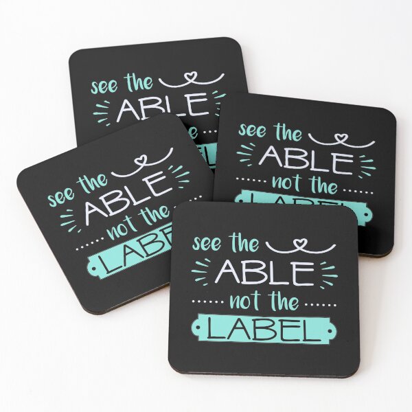 Item preview, See Able Not Label Heart Support Special Ed Awareness Sped designed and sold by CreatedByHeidi.