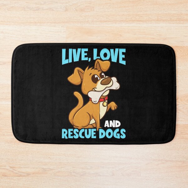 Item preview, Cute & Funny Live, Love, Rescue Dogs Puppy Owners designed and sold by perfectpresents.
