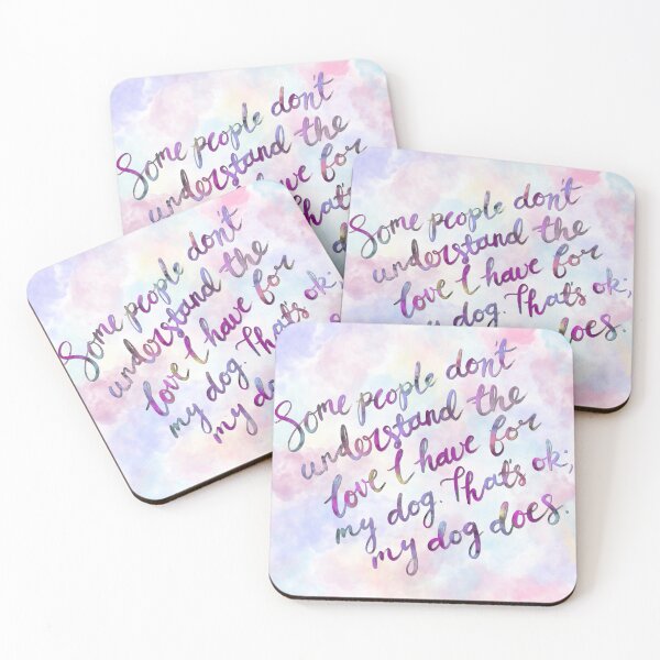 Item preview, Love My Dog Quote, Rainbow Quote Art, Dog Wall Art designed and sold by MyMumNMeQuotes.