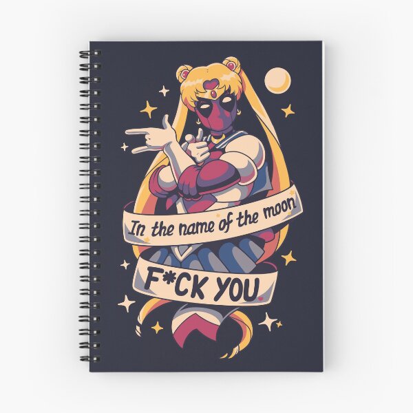 Item preview, In the Name of the Moon F* ck You // Antihero, Magical Girl, Shoujo, Kawaii Merc, Superhero designed and sold by Geekydog.
