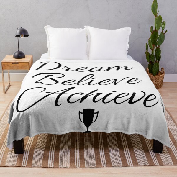 Item preview, Dream, Believe, Achieve Inspirational Quote designed and sold by tribbledesign.