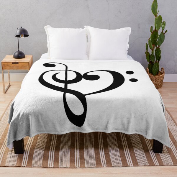 Item preview, I love music, treble heart designed and sold by beakraus.
