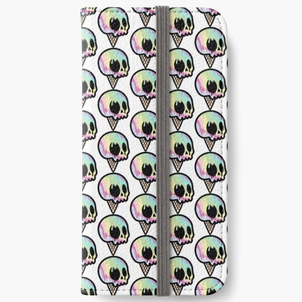 Ice Cream Skull iPhone Wallet