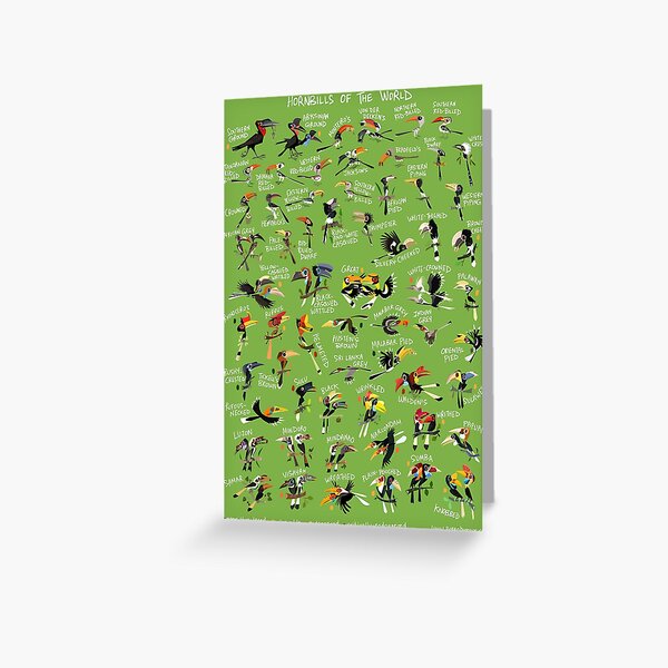 Item preview, Hornbills of the World designed and sold by Green Humour.