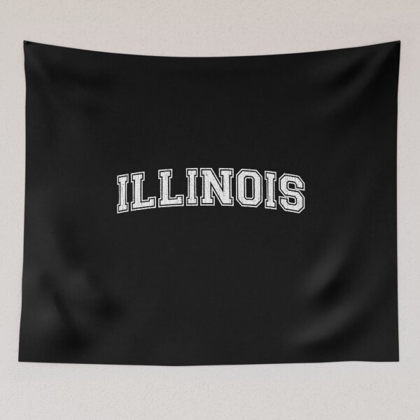 Item preview, Vintage University-look Illinois Distressed College Design designed and sold by webdango.