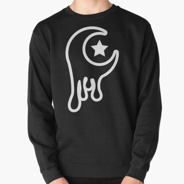 Drippy Moon Pullover Sweatshirt