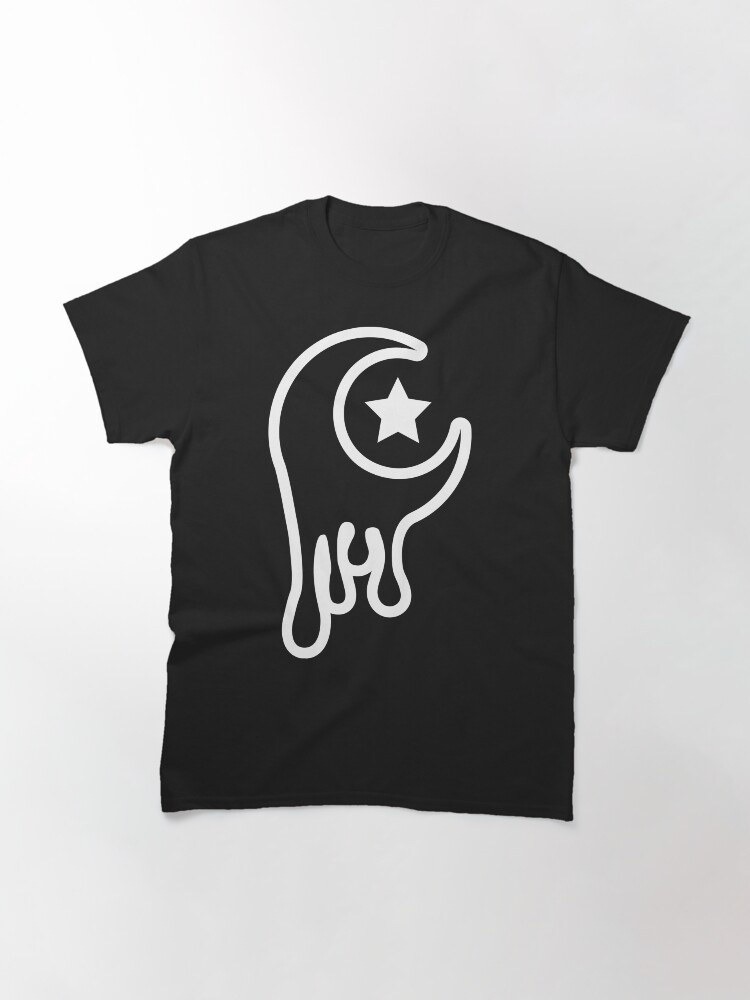 Alternate view of Drippy Moon Classic T-Shirt