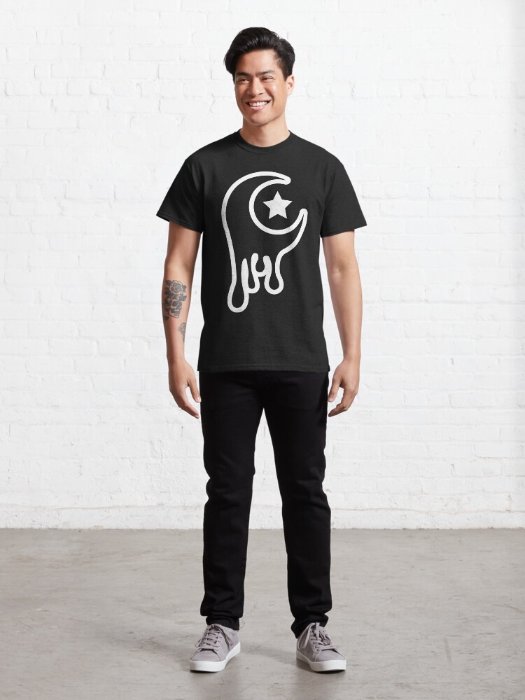 Alternate view of Drippy Moon Classic T-Shirt