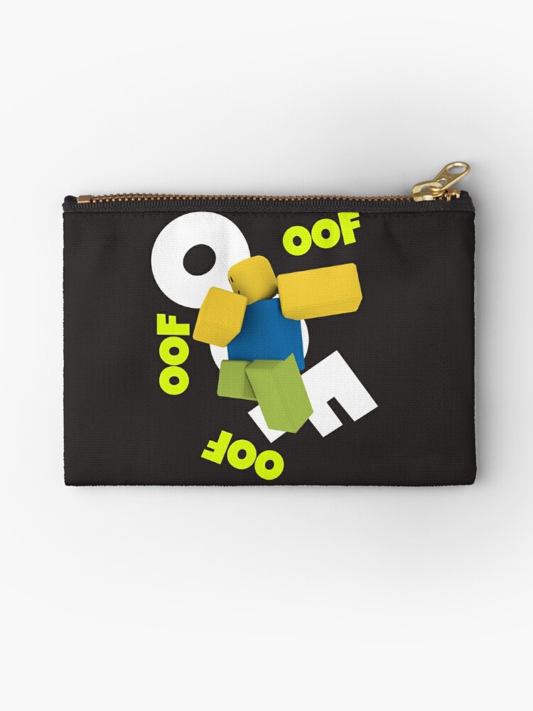 Roblox Oof Dancing Dabbing Noob Gifts For Gamers Zipper Pouch By Smoothnoob Redbubble - roblox oof dancing dabbing noob gifts for gamers comforter by smoothnoob redbubble