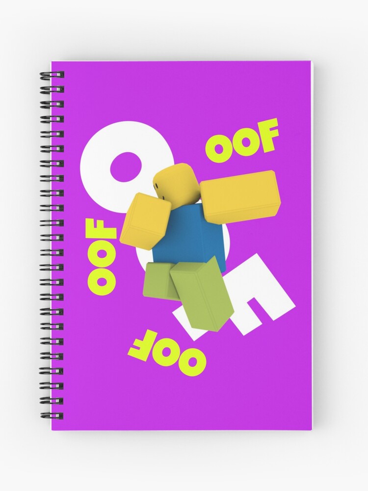 Roblox Oof Dancing Dabbing Noob Gifts For Gamers Spiral Notebook By Smoothnoob Redbubble - ww roblox