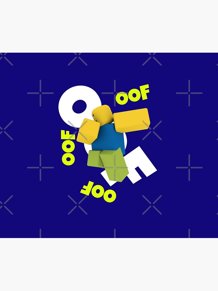 Roblox Oof Dancing Dabbing Noob Gifts For Gamers Duvet Cover By - roblox oof duvet covers redbubble