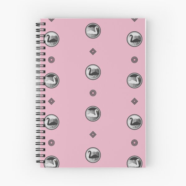 Artikelvorschau, Schwanenmuster in Rosa entworfen und verkauft von SavinArt.