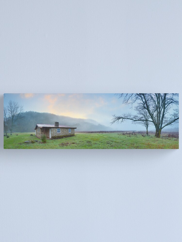 Thumbnail 1 of 3, Canvas Print, Keebles Hut, Kosciuszko National Park, New South Wales, Australia designed and sold by Chockstone.