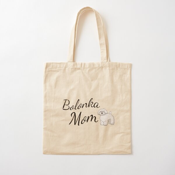 Bolonka Mom Cotton Tote Bag