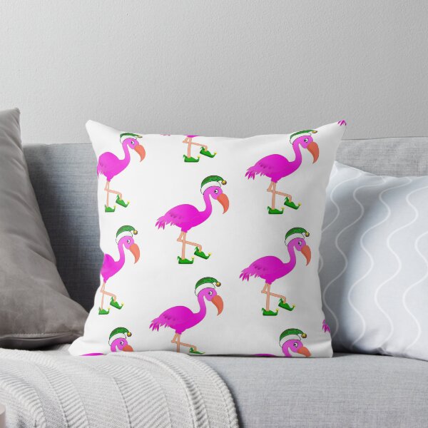 Artikelvorschau, Rosa Vogel-Flamingo-Weihnachtsgruß entworfen und verkauft von walkingrock.
