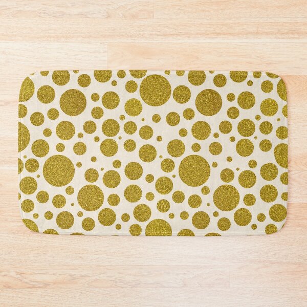 Item preview, Geometric Gold Grlitter dots designed and sold by Toomuchfun.