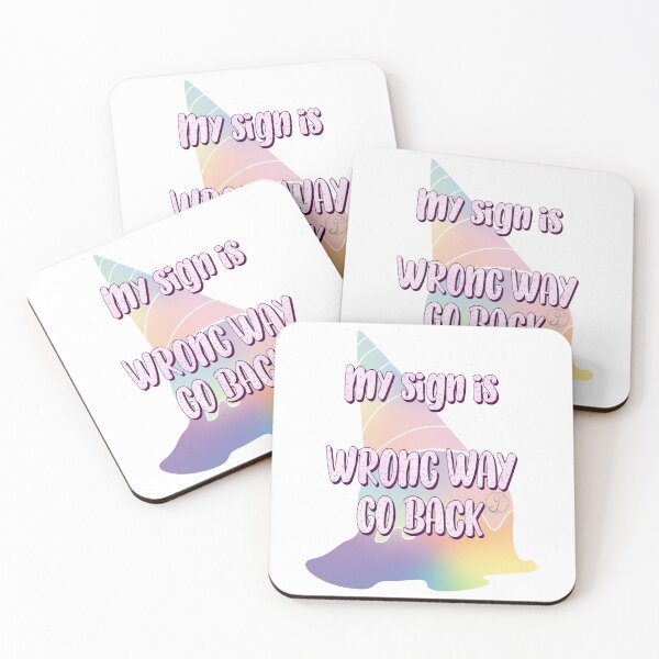 Item preview, Pastel Goth quote ice cream Wrong Way designed and sold by Juditangelo.