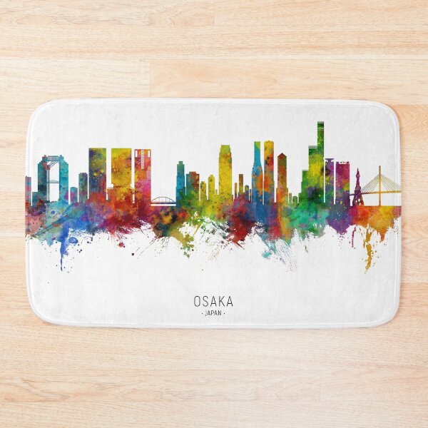 Item preview, Osaka Japan Skyline designed and sold by ArtPrints.