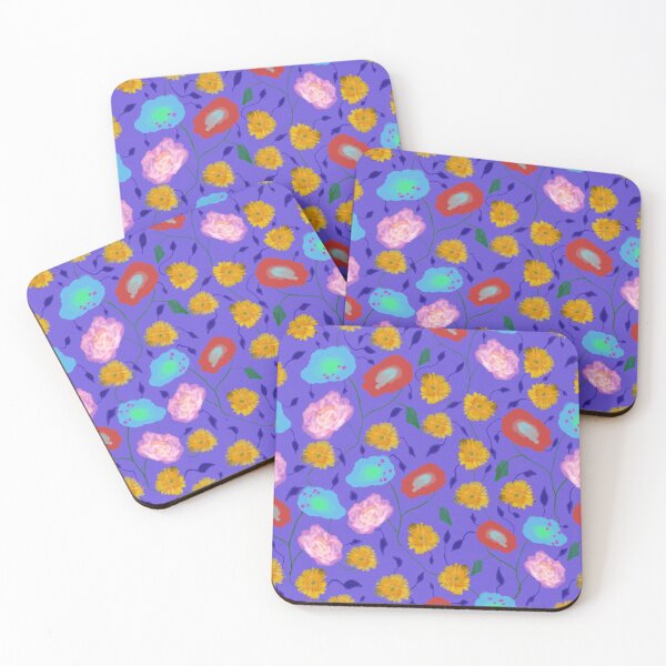 Item preview, Violet Garden With Pretty Sunflowers designed and sold by fabqa.