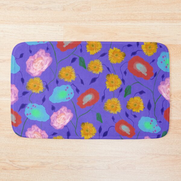 Item preview, Violet Garden With Pretty Sunflowers designed and sold by fabqa.