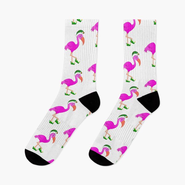 Artikelvorschau, Rosa Vogel-Flamingo-Weihnachtsgruß entworfen und verkauft von walkingrock.
