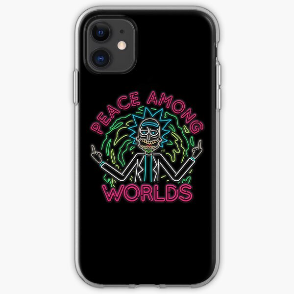 Peace Among Worlds neon iPhone Soft Case