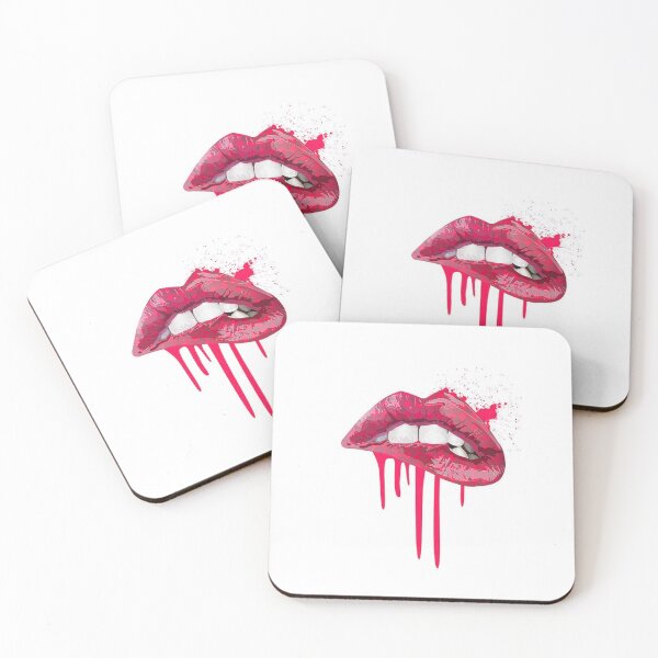 lipstick Coasters (Set of 4)