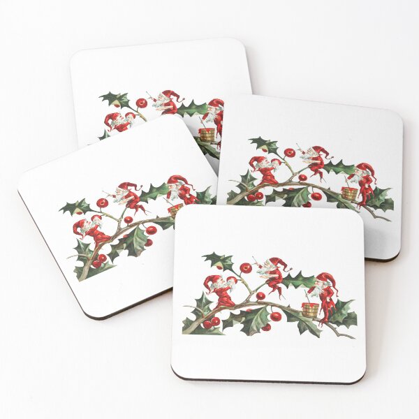 Item preview, Vintage Christmas - Santa Elves designed and sold by weavernap.