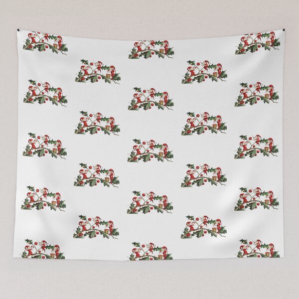 Item preview, Vintage Christmas - Santa Elves designed and sold by weavernap.