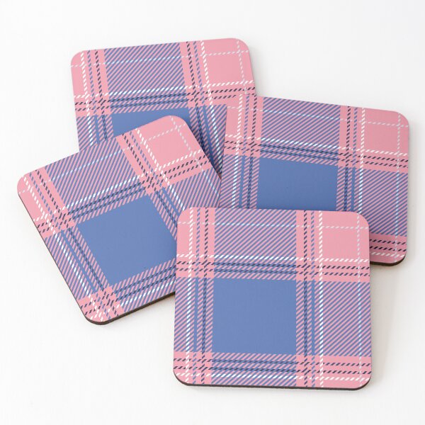 Item preview, Pink Blue Plaid designed and sold by oppositedge.