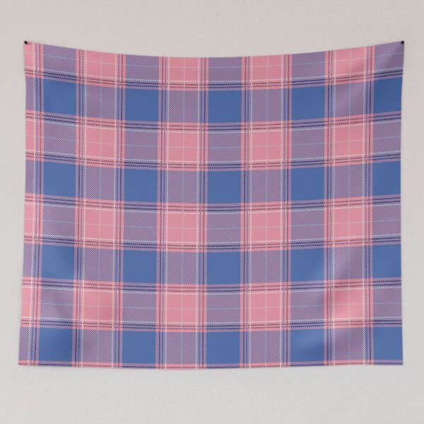 Item preview, Pink Blue Plaid designed and sold by oppositedge.