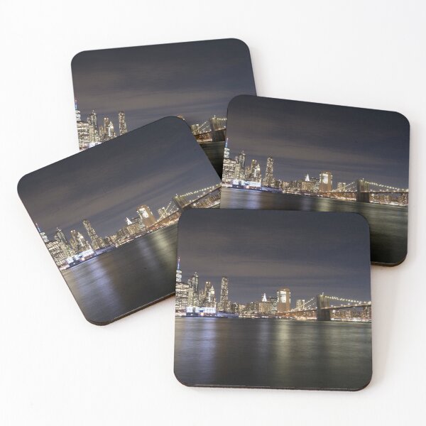 Item preview, Manhattan And Brooklyn Bridge At Night designed and sold by Londonimages.