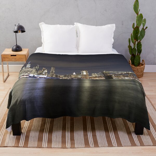 Item preview, Manhattan And Brooklyn Bridge At Night designed and sold by Londonimages.