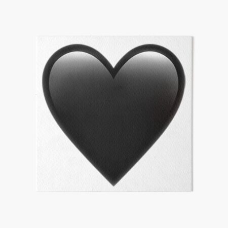 Heart Eyes Black Love Emot Kawaii Cute - Commes Des Garcon Transparent Png, Heart With Eyes Logo - free transparent png images 