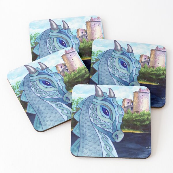 Item preview, Blue Monday - Loch Ness Monster and Urquhart Castle designed and sold by Highland Celtic Art.