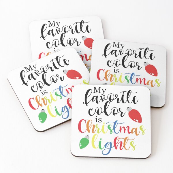 Item preview, My favorite color is Christmas lights! designed and sold by faithfullyyours.