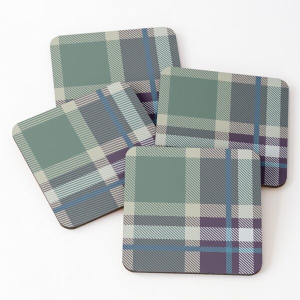 Item preview, Moss Green Purple Plaid designed and sold by oppositedge.