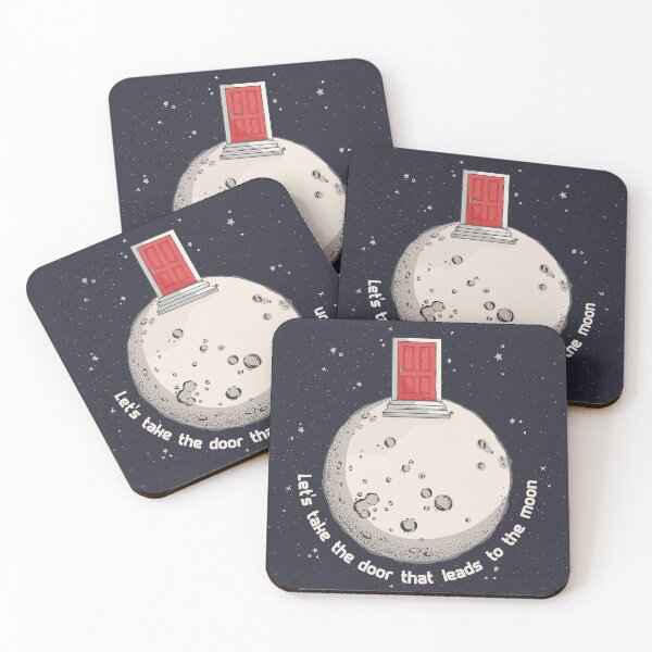 Item preview, Let's Take the Door that Leads to the Moon.  designed and sold by AlexVR.