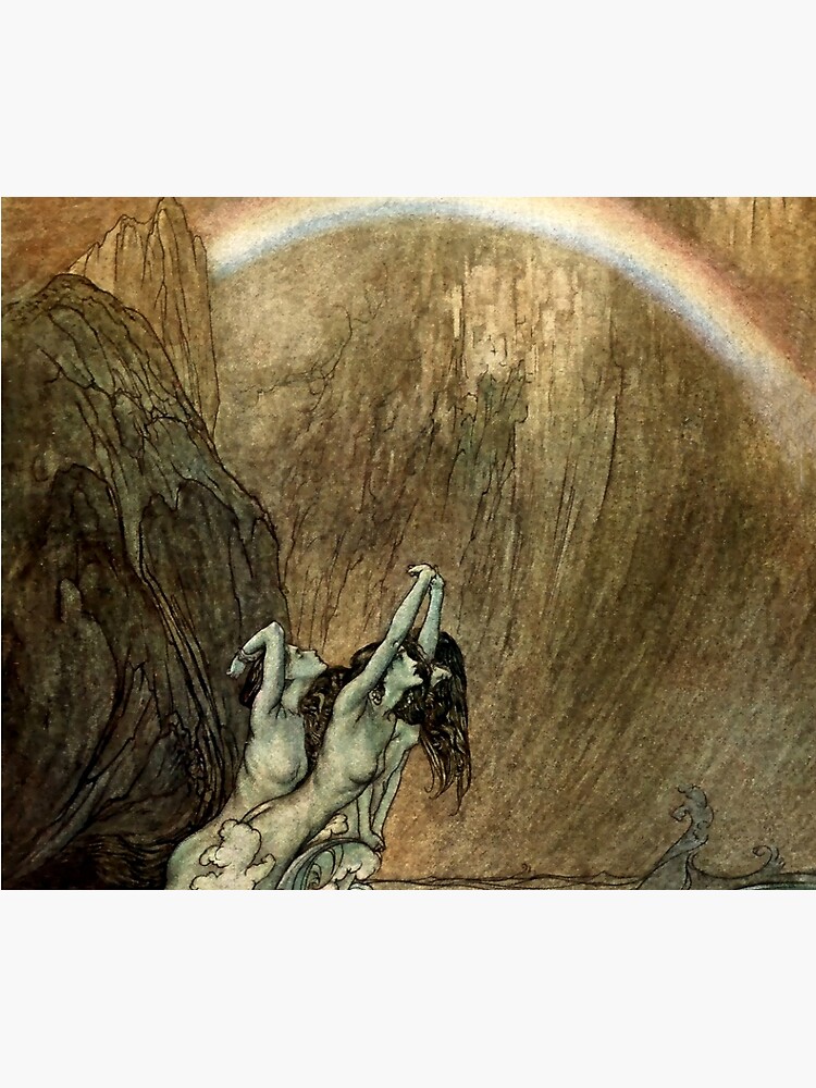 Rhinemaiden from Wagner’s “Ring” by Arthur Rackham by PatricianneK