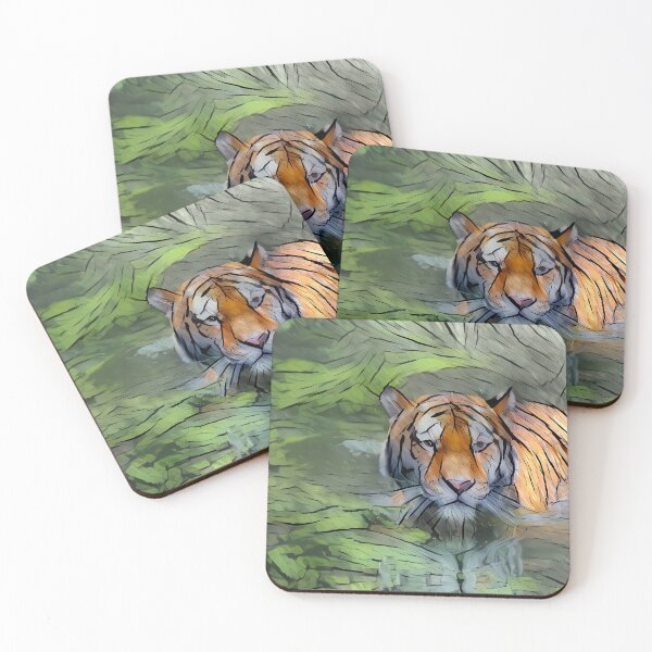 Item preview, fossilized tiger designed and sold by watwateroo.