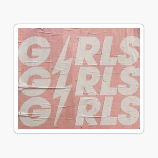 girls lightning bolt sticker Sticker