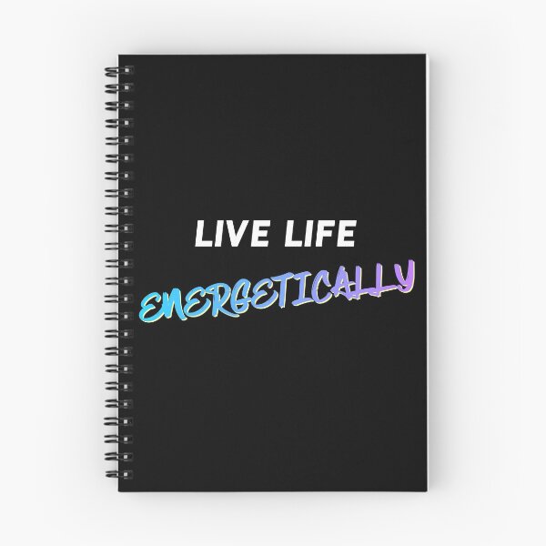 Item preview, Live Life Evergetically Quote designed and sold by MotivationFlow.
