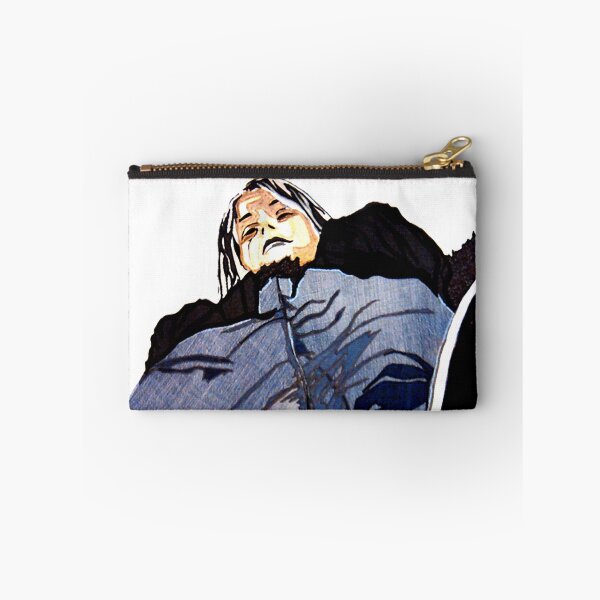 Item preview, Man in jeans, ant perspective, fabric collage - faith and truth designed and sold by GundW.