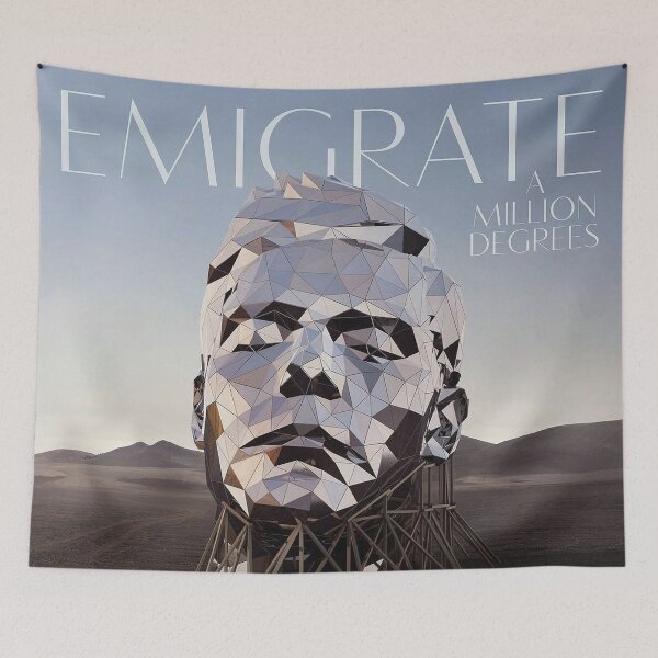 Item preview, emigrate a million degrees cover designed and sold by OnSortDeLaHess.