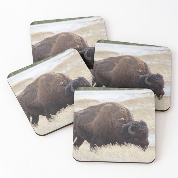 Item preview, Old Buffalo Bull in a field of grass designed and sold by Allen Penton.