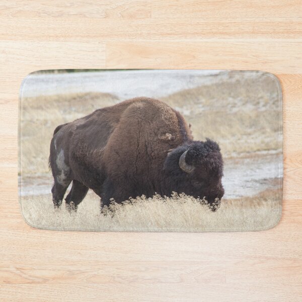 Item preview, Old Buffalo Bull in a field of grass designed and sold by Allen Penton.